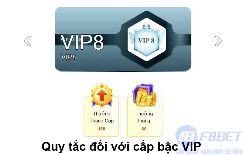 Quy tắc đối với cấp bậc VIP